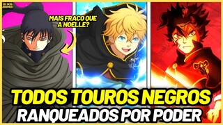 TODOS OS TOUROS NEGROS DE BLACK CLOVER RANQUEADOS POR PODER