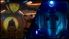 Dalek and Cybermen action in: 'Once, Upon Time' and 'The Vanquishers' (2021)