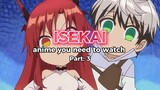 Isekai anime you need to watch ##Part 3##                       #fyp#foryoupage
