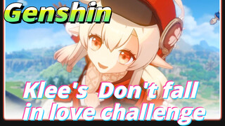 Klee's Don't fall in love challenge