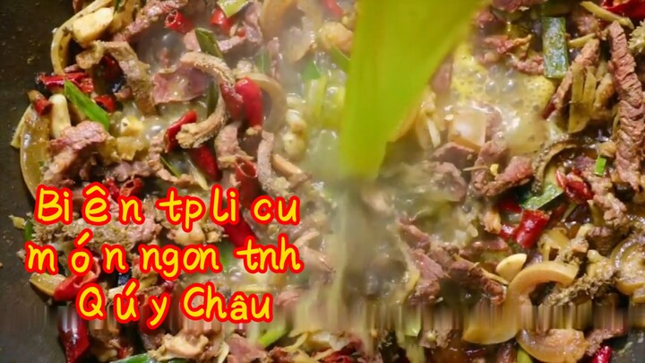 Biên tập lại cảu món ngon tỉnh Qúy Châu