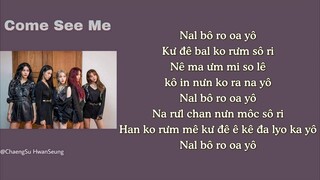 [Phiên âm tiếng Việt] Come See Me - AOA