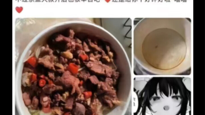 Silly Memes | When You Just Ate a Mixed-Fish Rice Meal～