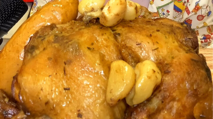 No fluff, just eat it—crispy roasted chicken snacks