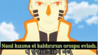 Naruto kızına el süreni hoplatıyor