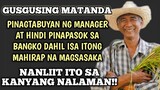 PINAGTABUYAN SA BANGKO ANG ISANG GUSGUSING MATANDA!! | Pinoy Tagalog Story