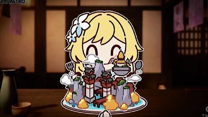 apdet an terbaru genshins impact "|| lumine habis mkan banyak d yg besar datang..😂