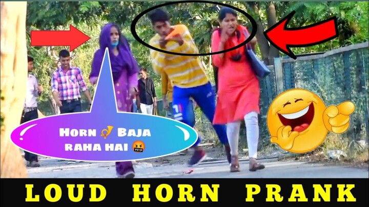 Loud Horn Prank 😂 on public | Prank in India | | Jaipur Entertainment | #Funnyvideo  #Viralprank