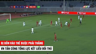 Bị Dồn Vào Thế Buộc Phải Thắng U22 Việt Nam Tràn Lên Tấn Công Tổng Lực Kết Liễu Đối Thủ Phút Cuối