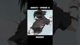 Kyuubi chakra for the first time #naruto #Ep16 #recap #shorts