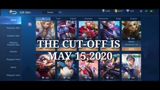 FIRST GIVEAWAY TO ALL SUBSCRIBERS WHO PLAY MLBB!!!!!!!
