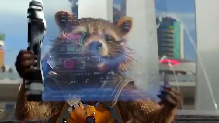 Rocket Funny Scenes in Hindi _ Groot funny scene in Hindi _ Rocket Racoon Best Dialogues