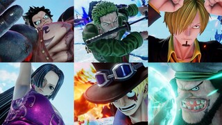 Jump Force - All One Piece Characters Ultimate Attacks, Transformations & Interactions (60FPS)