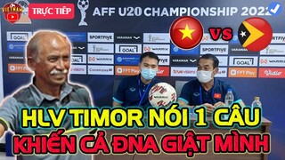 🔴Họp Báo U20 Việt Nam vs U20 Timor Leste: HLV Gopal Nói 1 Câu Khiến Cả ĐNA Giật Mình