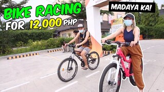 BINILIHAN KO NG MAHAL NA BIKE, NAG RACE KAMI for 12,000PHP @Cha Lascano