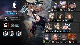 ⟁明日方舟/アークナイツ/Arknight⟁ -░CC#11 Day 8 Map Grand Knight Risk 8 CM ░ - Strategy Low End Star Squad