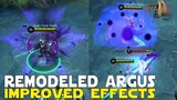 REMODELED ARGUS NEW SKILL EFFECTS | REVAMPED ARGUS NEW LOOK | MOBILE LEGENDS PROJECT NEXT PHASE 2