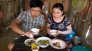 Khổ Qua Dồn Chả Cá Khô Lù Đù Dưa Mắm Sau Một Buổi Trưa Làm Việc| TKQ T255