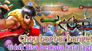 tendangan Chou mematikan MLBB
