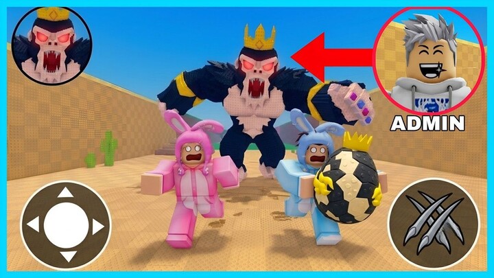 MIPAN & ZUZUZU Kesel! AKUDAV Prank Jadi Admin Di Game Steal An Egg! ROBLOX!