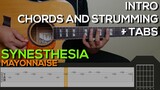 Mayonnaise - Synesthesia Guitar Tutorial [INTRO, CHORDS AND STRUMMING + TABS]