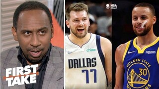 First Take | Mavericks will pull upset against Warriors - Stephen A. "breaks down" West Finals -Gm 1