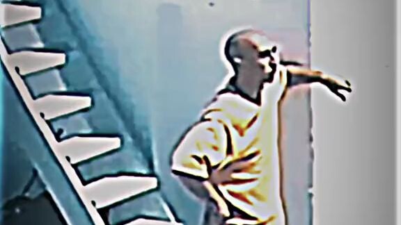 tha guy fall but acted that he was ok