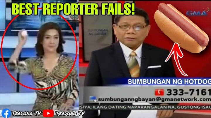 Reporters Funny Moments Compilation Philippine TV /News Bloopers - Bilibili