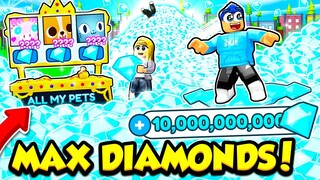 I Made 10 TRILLION GEMS In 20 Minutes In Pet Simulator X!