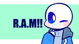 【Undertale sans animation/Bleeding performance attention!!】Kai Kawaii-RAM meme