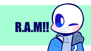 【Undertale sans animation/Bleeding performance Attention!!】Kai Kawaii-RAM meme