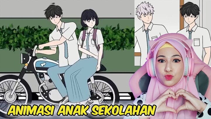 Reaction Animasi PISCOK, Animasi Anak sekolahan