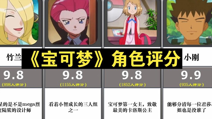 【虎扑】《宝可梦》系列角色评分，你最喜欢谁？