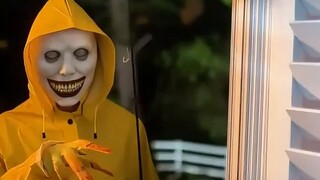 Weird raincoat monster