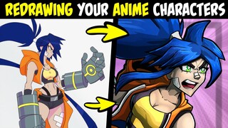 Redrawing Subscribers Original Anime Characters (Lore & Speedpaint) Ft. MHA, One Piece and more!