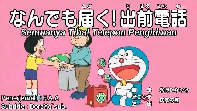 Doraemon - Semuanya Tiba! Telepon Pengiriman (Sub Indo)