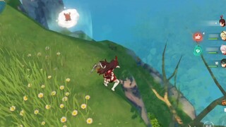 [ Genshin Impact ] Golden Apple Archipelago Broken Island Wind Wall Treasure Chest, how can it be broken without Zhongli?