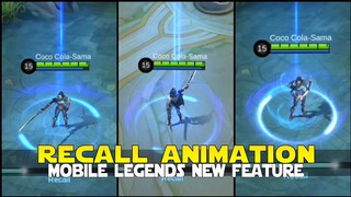 RECALLING ANIMATION IN MOBILE LEGENDS NEW HERO BENEDETTA HAS RECALLING ANIMATION NEW FEATURE MLBB!