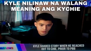 Kyle Echarri explains why he message Chie Filomeno