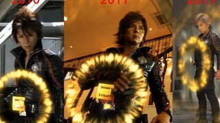 那个从地狱归来的人，大道克己E哥不同时间段变身对比。（补档）