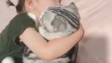 Exhausted tenderness on human cubs