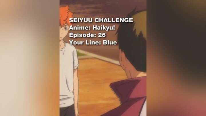 Haikyu requested Seiyuu. Haven't watched so i hope you like it! fyp foryou anime haikyuu haikyu hinata hinatashoyo seiyuuchallenge xyzbca