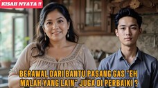 🔴AWALNYA BANTU PASANG GAS LPG "EH MALAH DAPET CINTANYA JUGA "KISAH CINTA TANTE INDAH❓