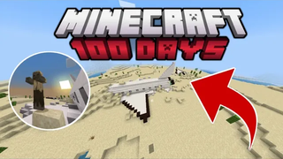 🇹🇭🔥แจกแมพ100 days of minecraft desert (minecraft pe 11711)