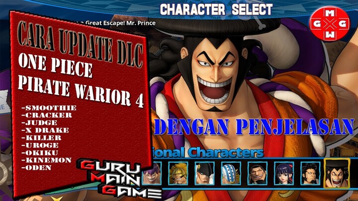 CARA dan tempat download PATCH UPDATE ONE PIECE PIRATE WARRIORS 4 TERBARU indonesia