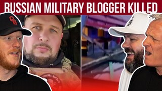 Russian Military Blogger Killed in St Petersburg Bombing REACTION | OFFICE BLOKES REACT!!