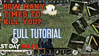 [LDRS] HOW MANY TIMES TO KILL YOU? - FULL TUTORIAL ON GRENADES,MELEE WEAPONS