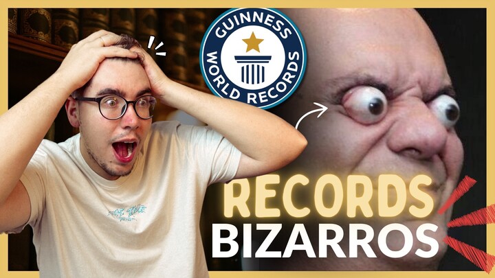 Os 10 Recordes Mais BIZARROS Já Registrados Pelo Guinness Book! 🤯