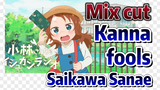 [Miss Kobayashi's Dragon Maid]  Mix cut | Kanna fools Saikawa Sanae
