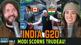 CANADIANS REACT to Justin Trudeau EMBARRASSING himself in INDIA at the G20 summit, YIKES!😬